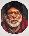 Self Portrait; January 17, 2024, daniel leary, monotype